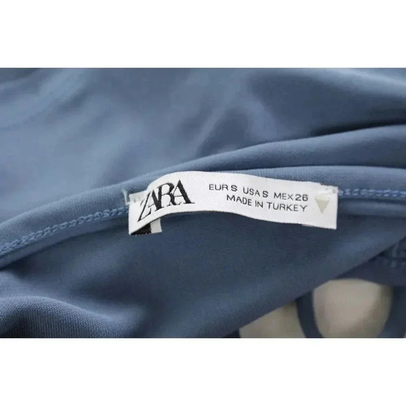 ZARA ladies blue top size S - Picture 5 of 5